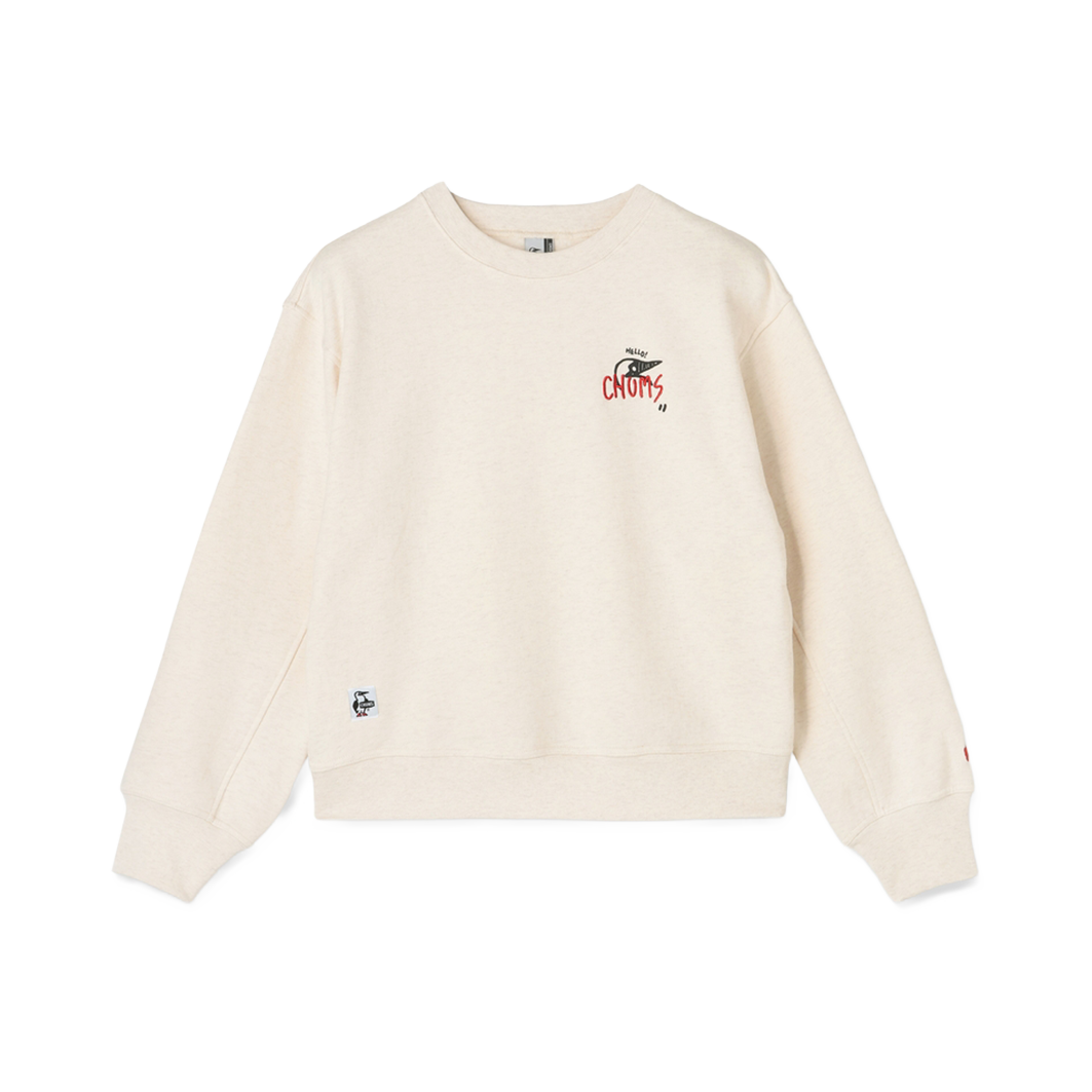 CHUMS is FUN Short Length Crew Top WS (OVERSIZED)